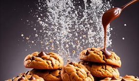 巧克力酱香酥饼图片